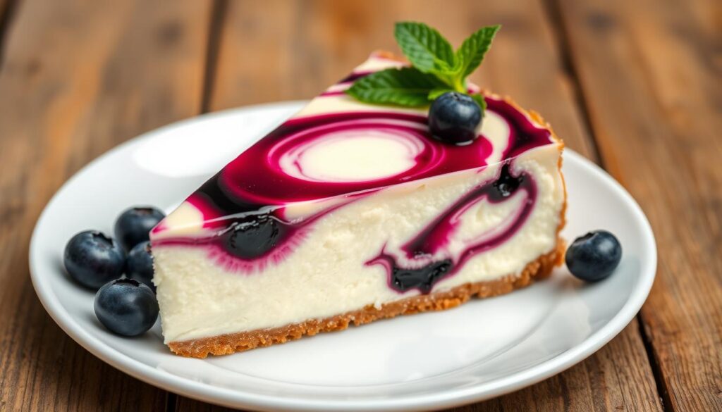 blueberry swirl cheesecake topping