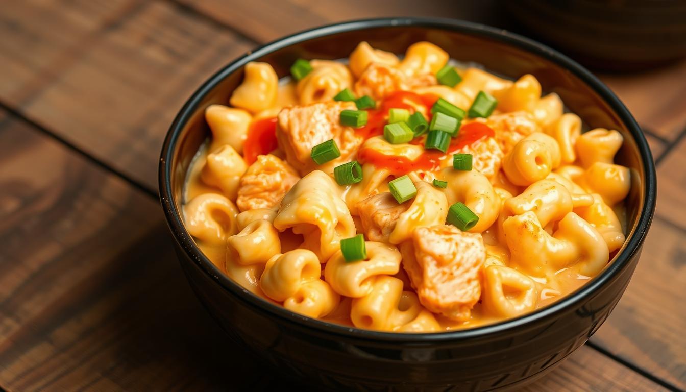 buffalo chicken mac and cheese