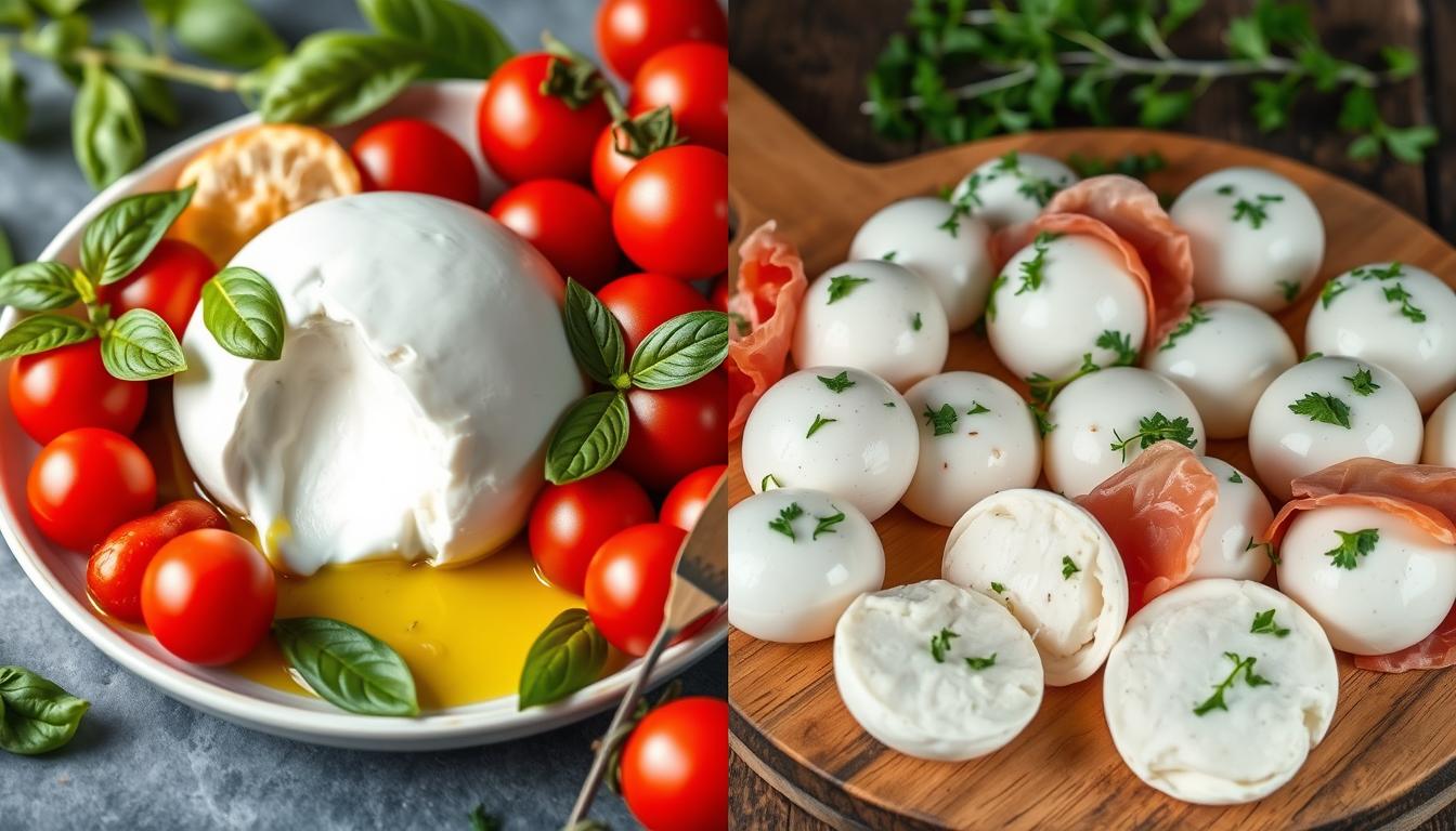 burrata vs mozzarella