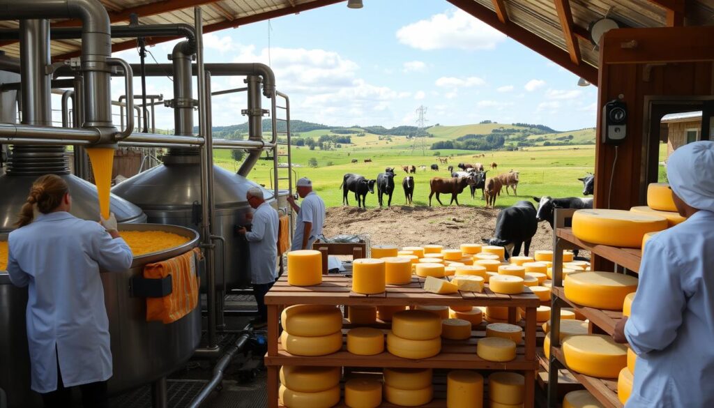 colby jack cheese production