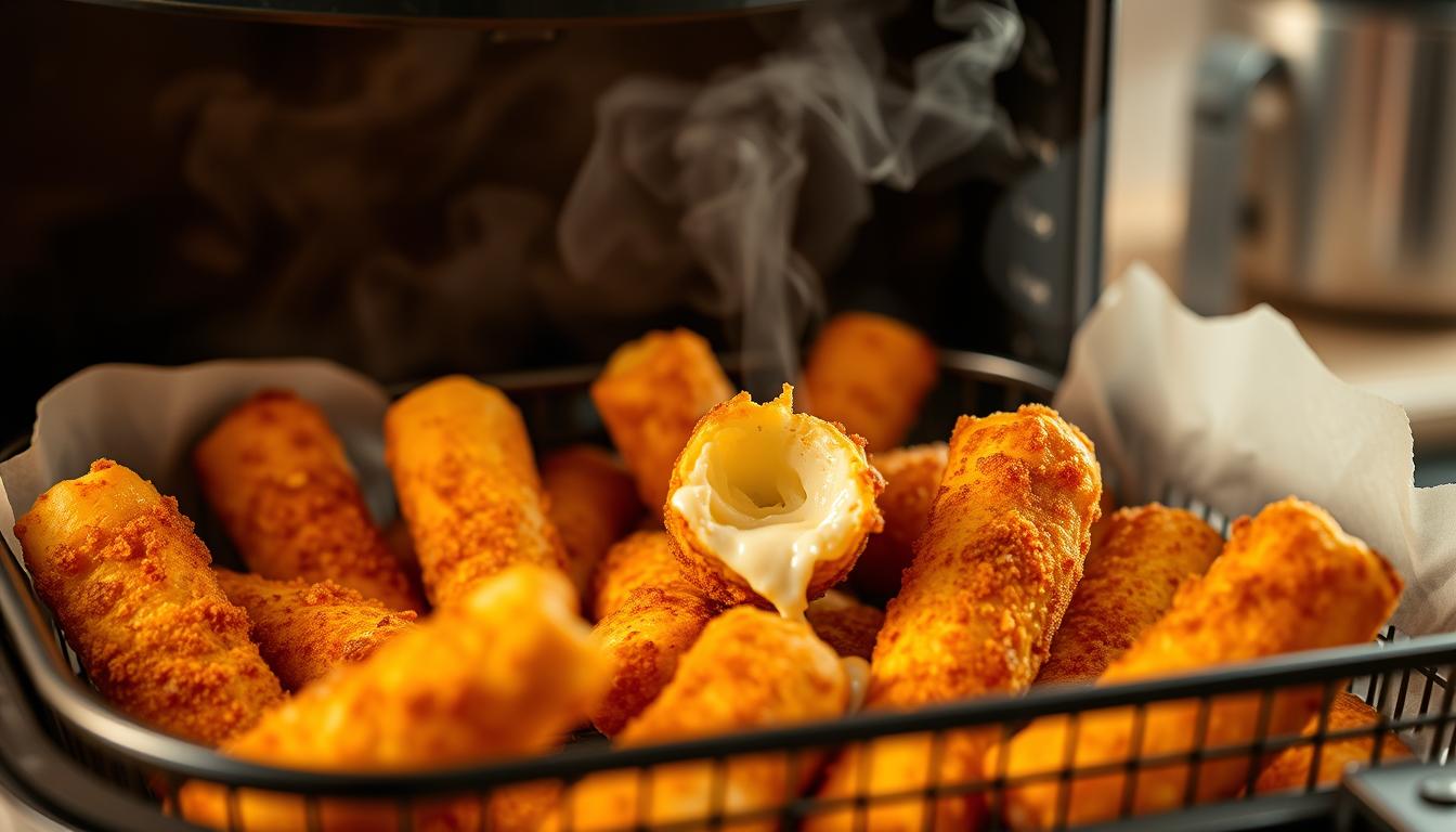 frozen mozzarella sticks in air fryer