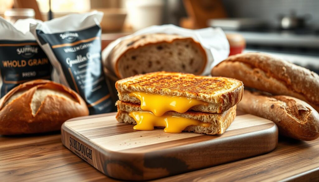 homemade grilled cheese