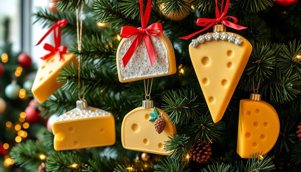 Cheese Christmas Ornaments