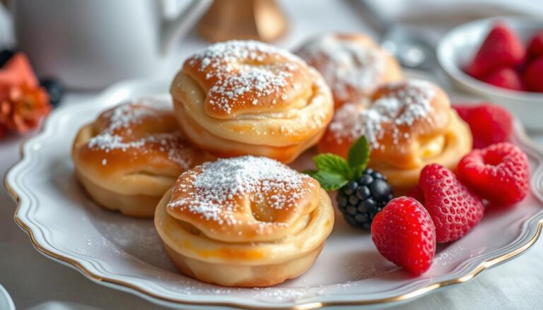 Cheese-Filled Puff Pastries for Dessert