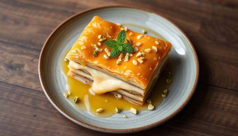 Cheesy baklava recipe