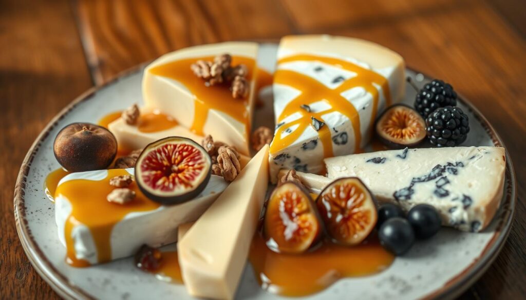 cheese and caramel dessert