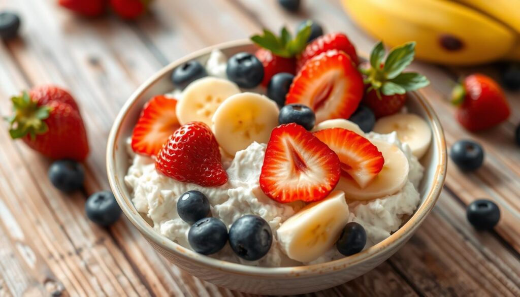 cottage cheese with fruit