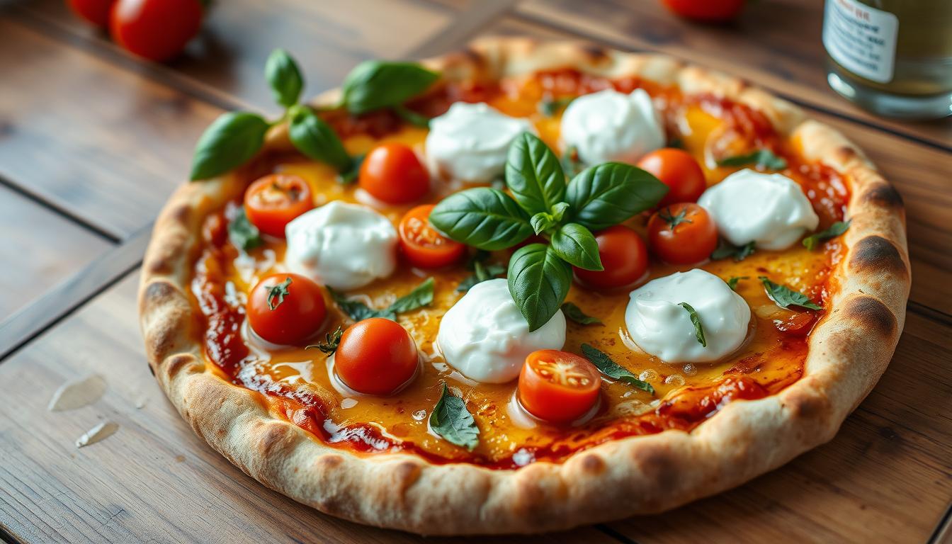 ricotta cheese pizza