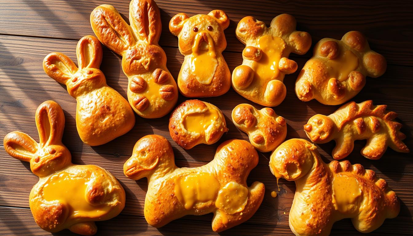 Cheese Bread Animals for Kids