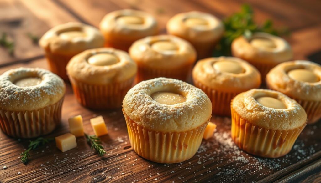 Cupcakes with cheese