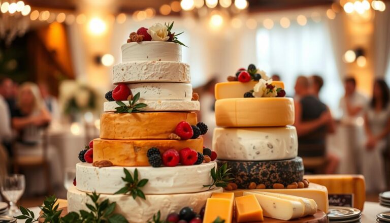 How to Create a Wedding Cheese Tower