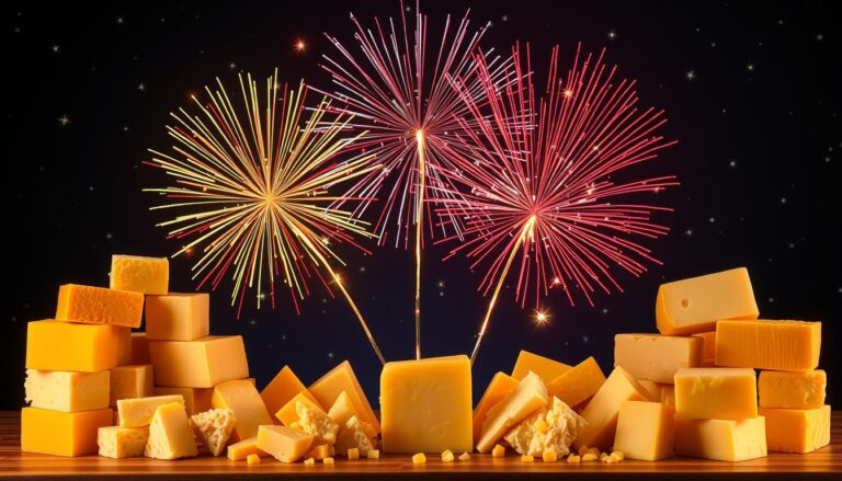 Making Cheese “Fireworks” for Holidays