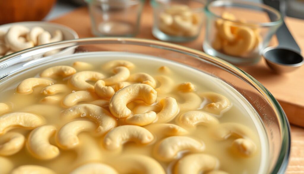 Preparing cashews for perfect sauce