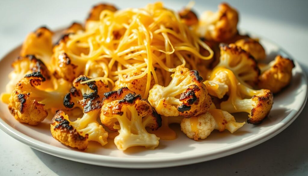 Roasted Cauliflower with Cheese