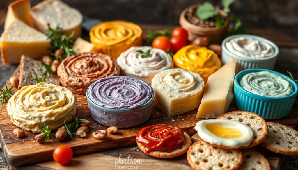 Soy-free cheese spreads