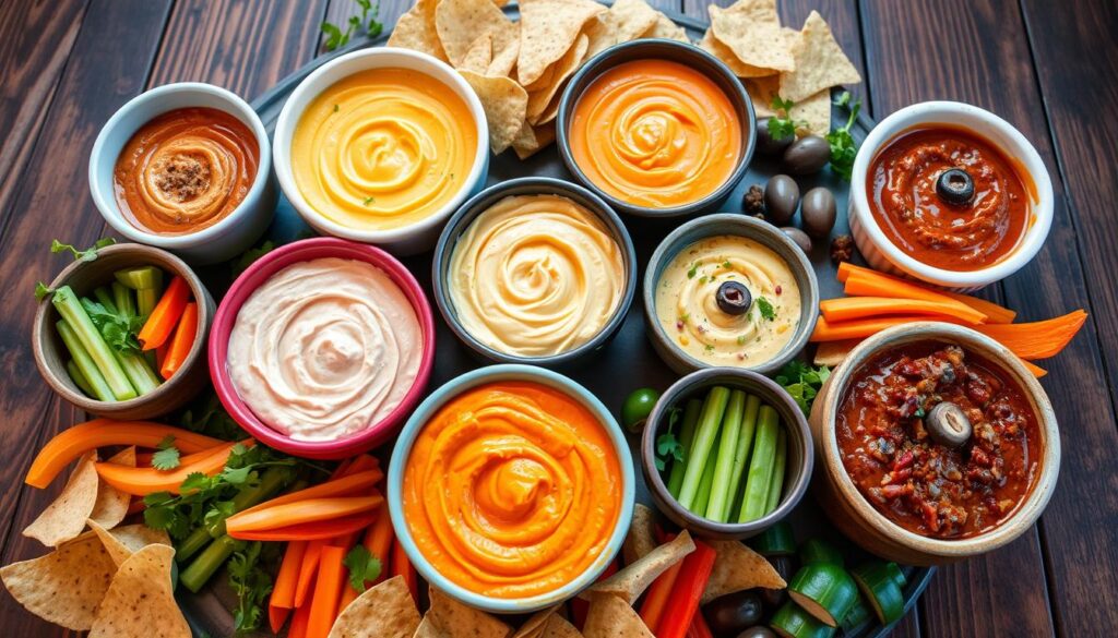 Vegan cheese dip flavors