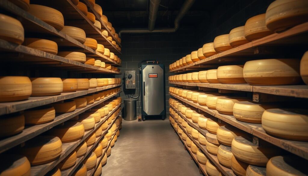 cheese aging environment