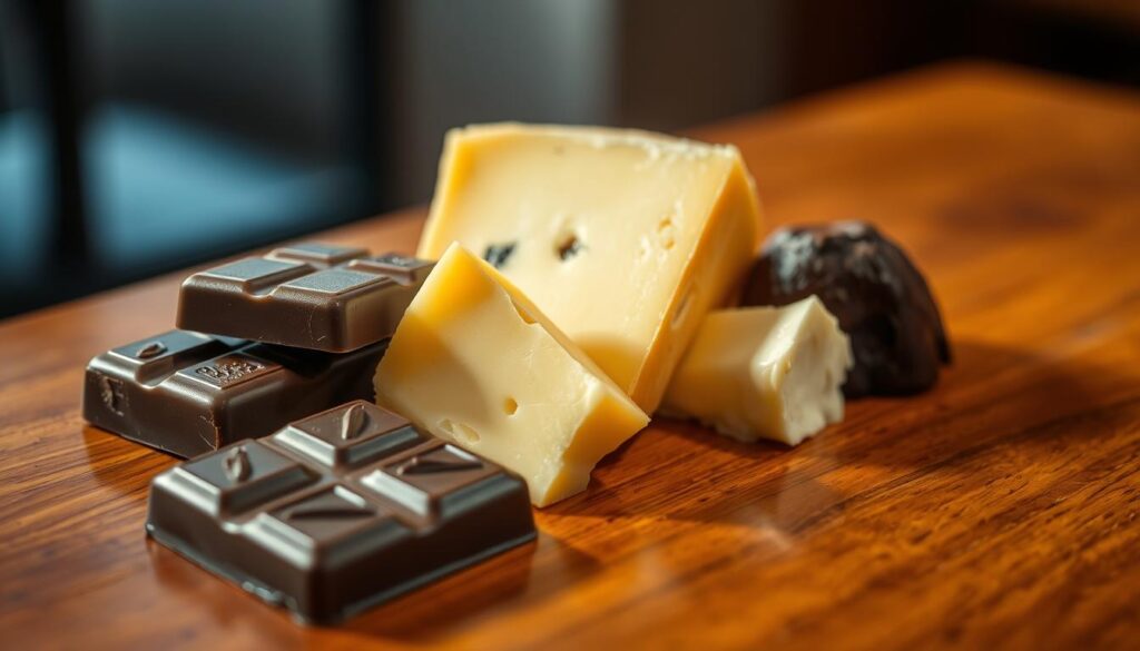 chocolate and cheese combination