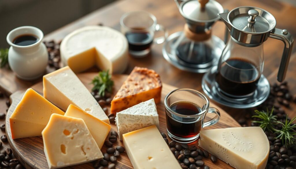 coffee and cheese pairing