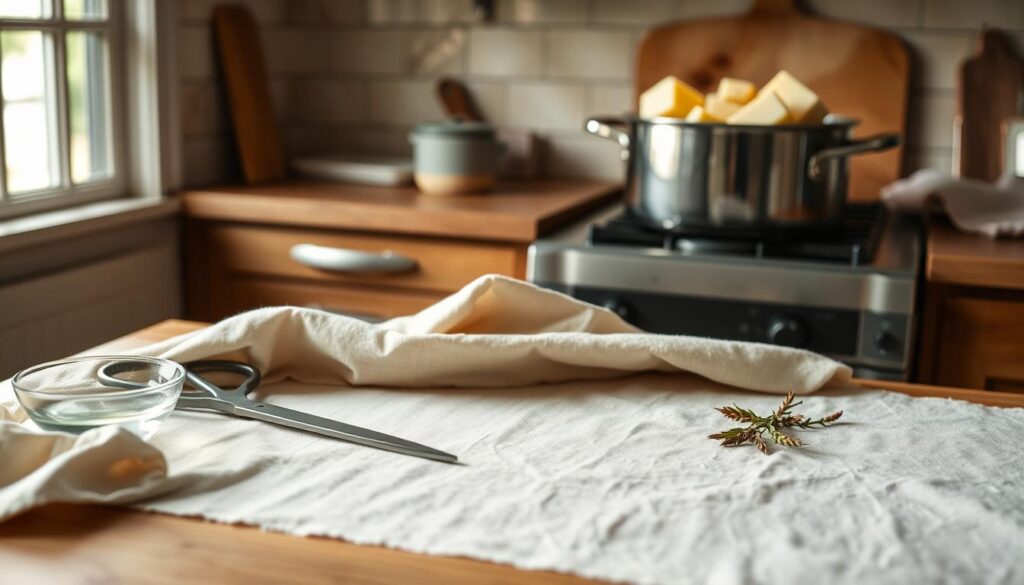 making cheesecloth