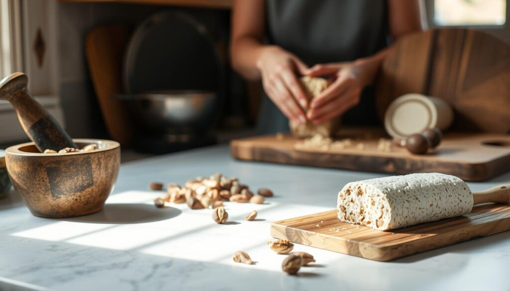 nut cheese making process