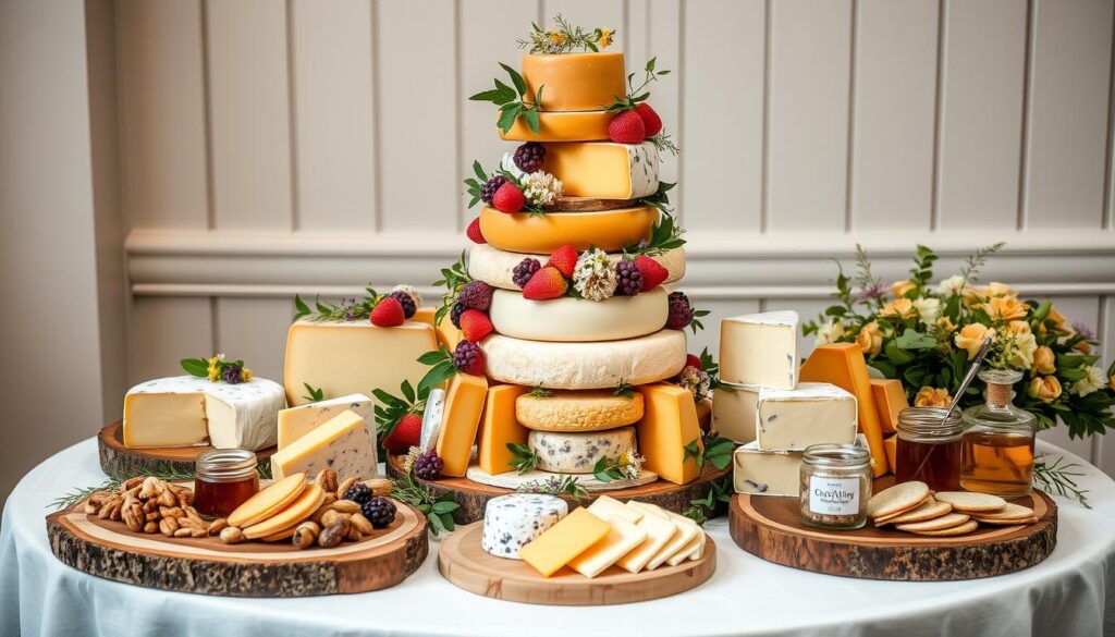 wedding cheese tower